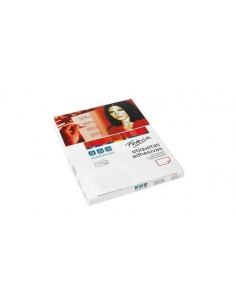 CAJA 100 HOJAS ETIQUETAS ADHESIVAS ILC BLANCA 105X74,1...