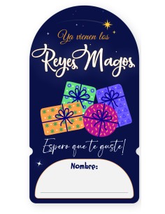 PACK 6 ETIQUETAS ADHESIVAS REYES MAGOS (6X16,5 CM)... 2