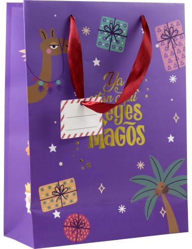 BOLSA PAPEL REYES MAGOS L (32X14X40 CM) FOIL...
