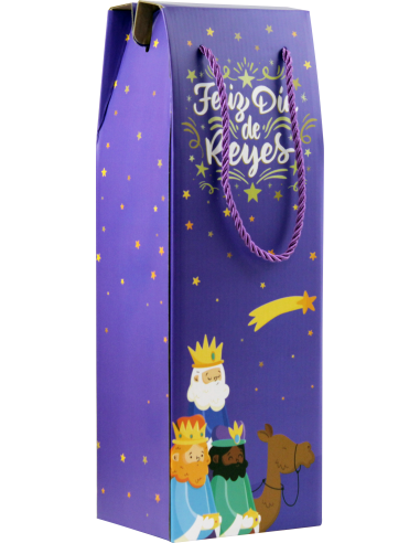 CAJA CON ASA MENSAJES EFECTO MADERA BOTELLERO...