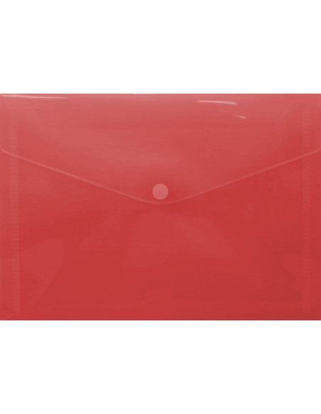 SOBRE PORTADOCUMENTOS CON VELCRO A4 ROJO POLIPROPILENO INGRAF 332732
