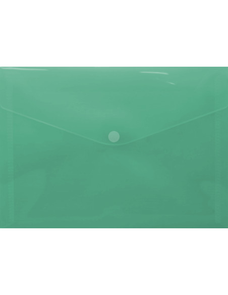SOBRE PORTADOCUMENTOS CON VELCRO A4 VERDE POLIPROPILENO INGRAF 332733
