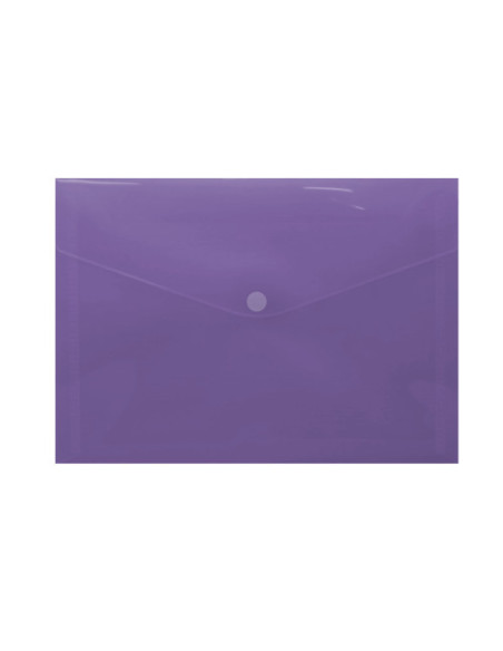 SOBRE PORTADOCUMENTOS CON VELCRO A4 MORADO POLIPROPILENO INGRAF 332735