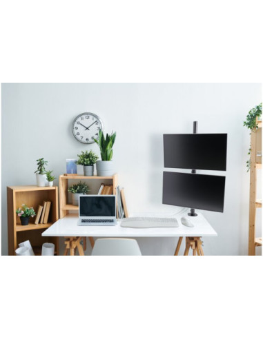 BRAZO VERTICAL PARA DOS MONITORES (2 PANTALLAS...