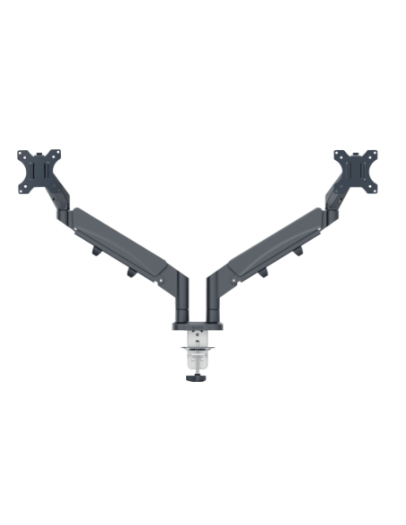 BRAZO PARA MONITOR DUAL ERGO SPACESAVING COLOR GRIS OSCURO LEITZ 65370089
