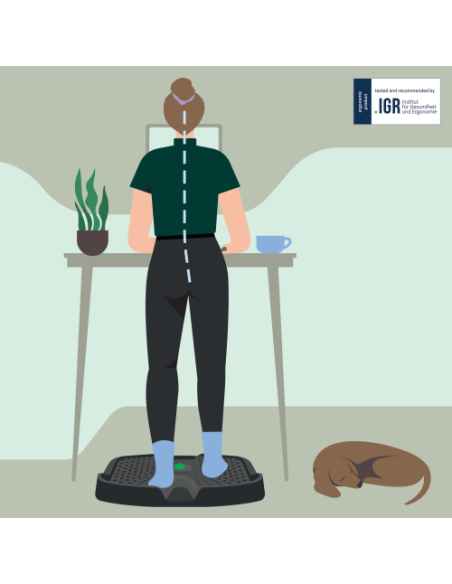 ALFOMBRILLA ANTIFATIGA ERGO ACTIVE COLOR GRIS OSCURO LEITZ 53730089