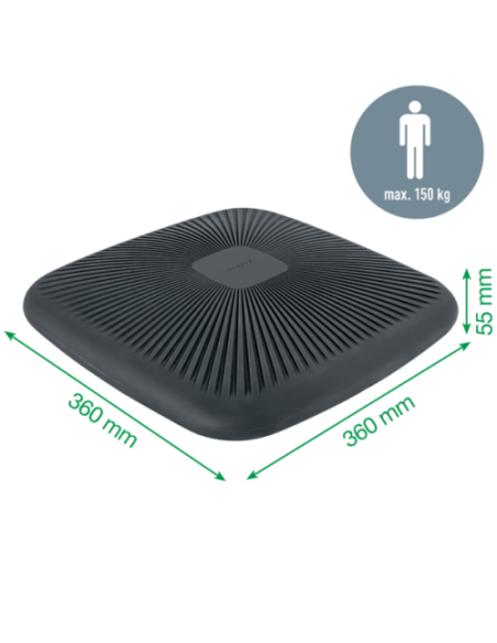 COJIN DE ASIENTO ACTIVE WOBBLE GRIS OSCURO ERGO LEITZ 65390089