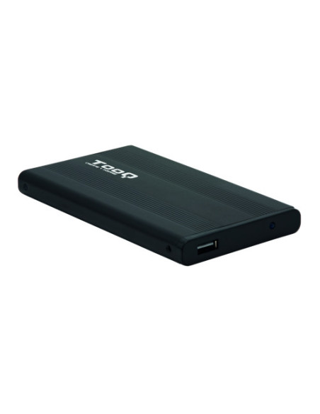 TOOQ CAJA EXTERNA HD TQE-2510B NEGRA 2.5" SATA ALUMINIO USB 2.0