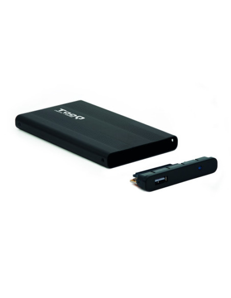 TOOQ CAJA EXTERNA HD TQE-2510B NEGRA 2.5" SATA ALUMINIO USB 2.0