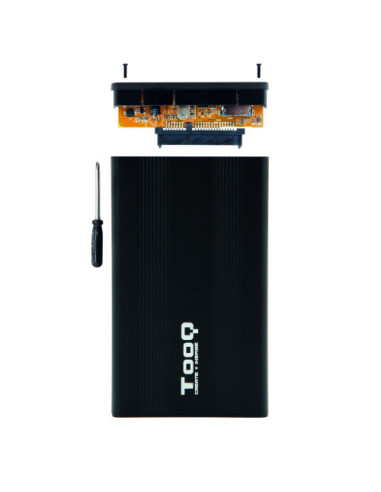TOOQ CAJA EXTERNA HD TQE-2510B NEGRA 2.5" SATA...