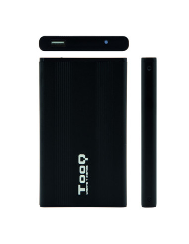 TOOQ CAJA EXTERNA HD TQE-2510B NEGRA 2.5" SATA...