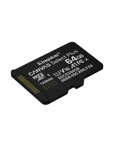 KINGSTON 64GB microSDXC Canvas Select Plus Gen3...