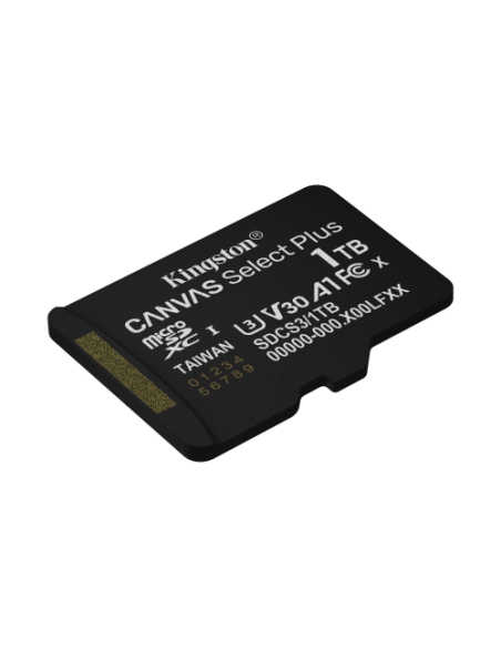 KINGSTON 1TB microSDXC Canvas Select Plus Gen3 150MB/s A1 Card + Adapter