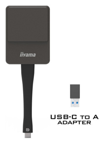 IIYAMA E-SHARE USB-C (DP-ALT) DONGLE.  DONGLE...