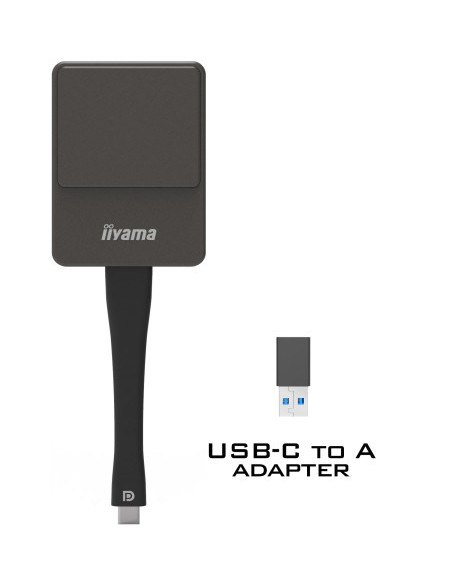 IIYAMA E-SHARE USB-C (DP-ALT) DONGLE.  DONGLE TO SHARE DEVICE CONTENT WITH E-SHARE ENABLED MONITOR. (E-SHARE COMES WITH TEXXXXMI