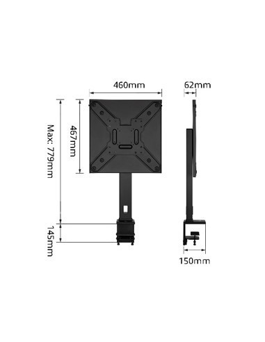 EWENT SOPORTE PARA MONITORES 37”-55” EXTRA PLANO