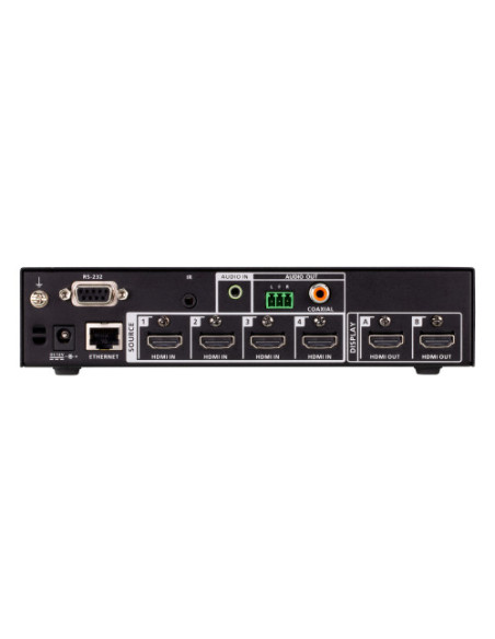 ATEN CONMUTADOR / SELECTOR / SWITCH DE PRESENTACIONES TRUE 4K 4 X 2  (VP2420-AT-G)