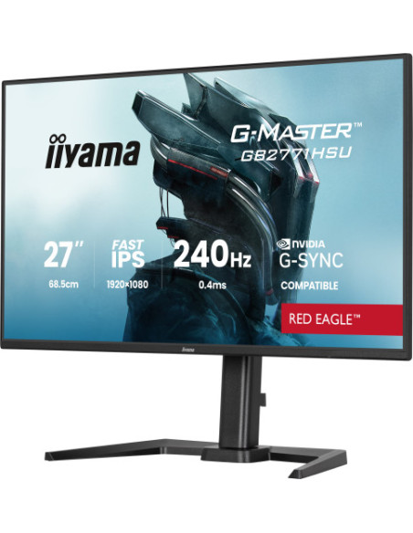 MONITOR IIYAMA 27 PULGADAS RESOLUCION FULL HD (1920X1080), PANEL FAST IPS, 0,8 MS (MPRT), 165 HZ, BRILLO 250, CONTRASTE 1100:1, 