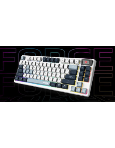 TECLADO MSI FORGE GK600 TKL W SKY ES