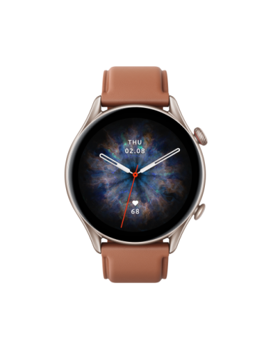 (D) AMAZFIT GTR 3 PRO BROWN LEATHER