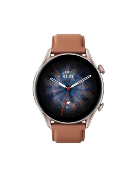 (D) AMAZFIT GTR 3 PRO BROWN LEATHER