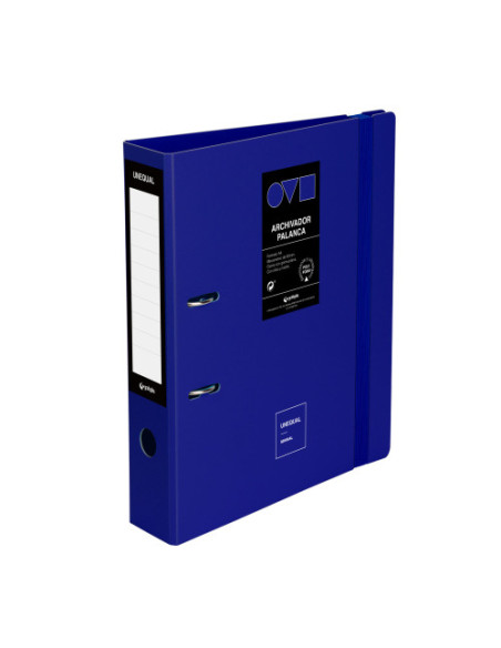 ARCHIVADOR A4 65MM EN POLYFOAM UNEQUAL MINIMAL AZUL GRAFOPLAS 17262830