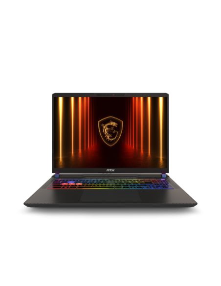 MSI PORTATIL VECTOR 16 HX AI A2XWIG-628XES. 16" 16:10 QHD+(2560 X 1600), 240HZ IPS. INTEL CORE ULTRA 9 275HX. RTX 5080 GDDR7 16G