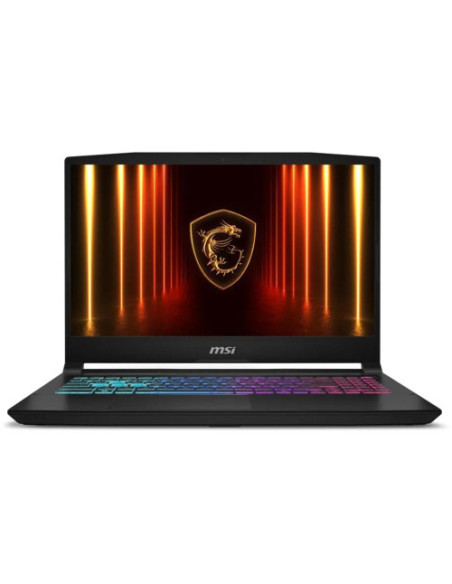 MSI PORTATIL KATANA 15 HX B14WFK-694ES. 15.6" QHD (2560*1440), 165HZ. I7-14650HX. RTX 5060 GDDR7 8GB. DDR5 16GB*2. 1TB SSD. W11 