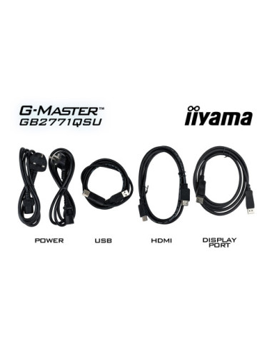 MONITOR IIYAMA, 27 PULGADAS, 68,6 CM, FAST IPS,...