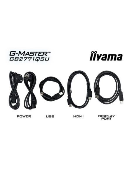MONITOR IIYAMA, 27 PULGADAS, 68,6 CM, FAST IPS, 2560X1440, 200HZ, 0,233 MM, MATE NEGRO