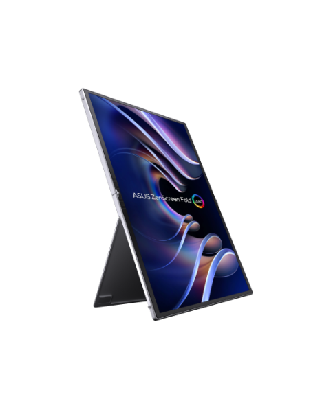 ASUS MONITOR  ZENSCREEN FOLD OLED MQ17QH PORTABLE MONITOR  17.3" QHD (2560X1920) OLED PANEL, 60HZ, PLATEADO