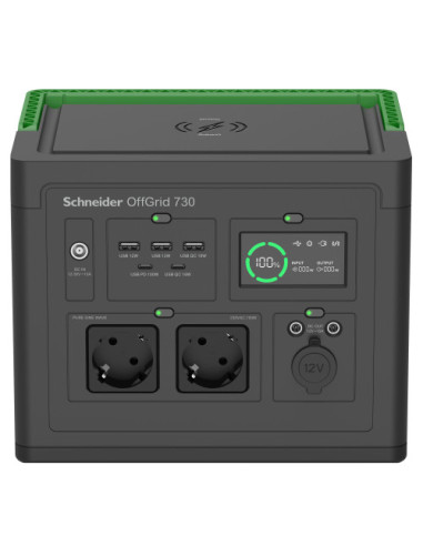 SCHNEIDER OFFGRID PORTABLE POWER STATION 730,...