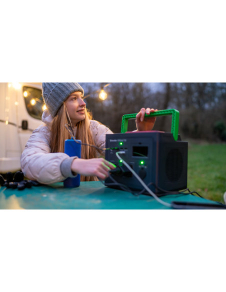 SCHNEIDER OFFGRID PORTABLE POWER STATION 500, 517 WH LITHIUM-ION, 2 SCHUKO, SINEWAVE