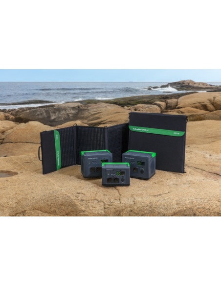 SCHNEIDER OFFGRID PORTABLE POWER STATION 500, 517 WH LITHIUM-ION, 2 SCHUKO, SINEWAVE