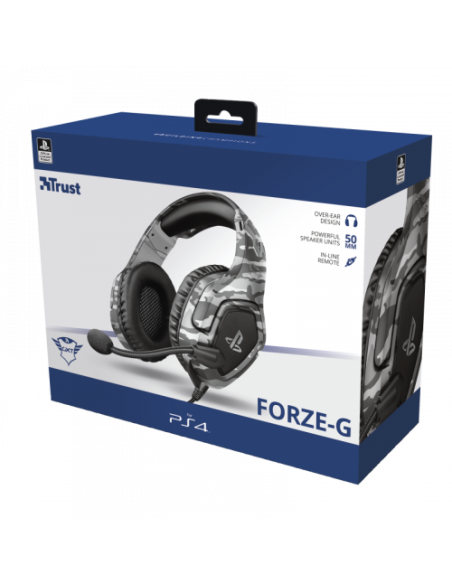 TRUST AURICULARES GAMING GXT 488 FORZE-B PS4 GREY