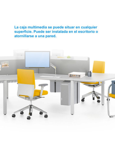 NANOCABLE CAJA CONEXION MULTIMEDIA...