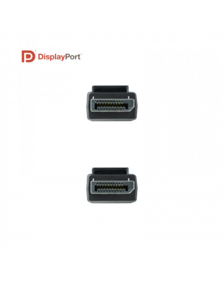 NANOCABLE CABLE DISPLAYPORT 1.4 CERTIFICADO VESA, DP/M - DP/M, 2.0 M