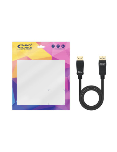 NANOCABLE CABLE DISPLAYPORT 1.4 CERTIFICADO...