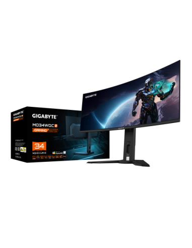 MONITOR GIGABYTE 34" MO34WQC2,OLED,CURVO,3440 X...