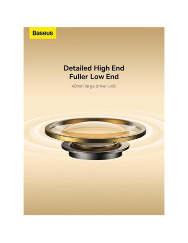 BASEUS BOWIE D05 WIRELESS HEADPHONES CLUSTER BLACK