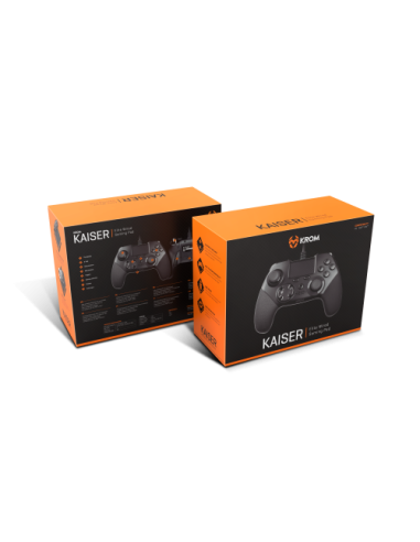 KROM GAMEPAD ELITE KAISER PC/ PS3/ PS4 (NXKROMKSR)