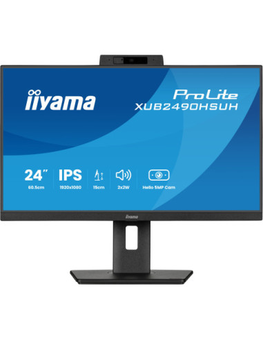 MONITOR IIYAMA 24" XUB2490HSUH-B2, FHD, 75HZ,...