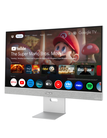 ASUS MONITOR  ZENSCREEN SMART MS27UC  27" UHD (3840 X 2160), IPS, 60HZ, PLATEADO