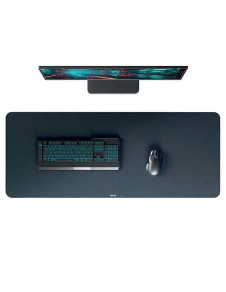 ALFOMBRILLA DE SOBREMESA XL 100 X 40 CM, GRIS TERCIOPELO LEITZ 53840089