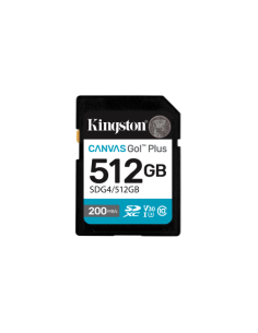 KINGSTON 512GB SDXC CANVAS GO PLUS GEN 4 200MB/S C10...