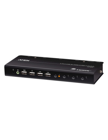 ATEN 4-PORT USB 4K HDMI KVMP SWITCH WITH USB...