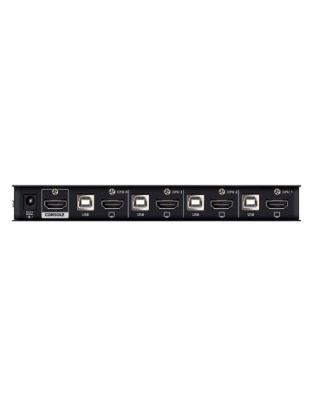 ATEN 4-PORT USB 4K HDMI KVMP SWITCH WITH USB PERIPHERAL SUPPORT