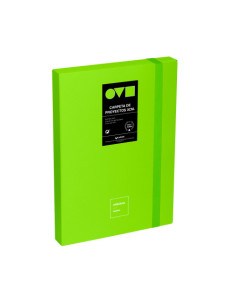 CAJA DE PROYECTOS 3CM EN POLYFOAM UNEQUAL MINIMAL VERDE...