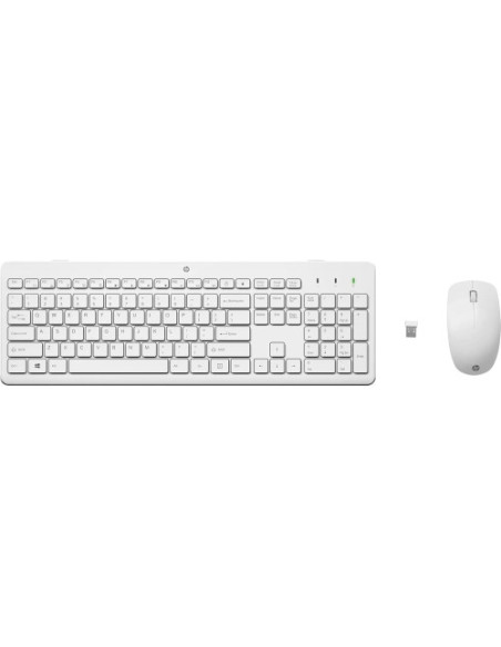 COMBO HP 230 TECLADO + RATON INALAMBRICOS BLANCO
