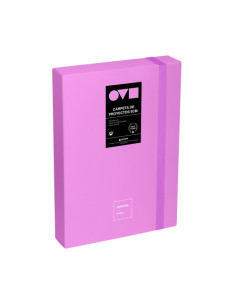 CAJA DE PROYECTOS 5CM EN POLYFOAM UNEQUAL MINIMAL LAVANDA...